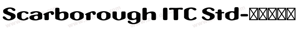 Scarborough ITC Std字体转换